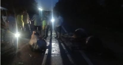 जयपुुर हाईवे पर हादसा