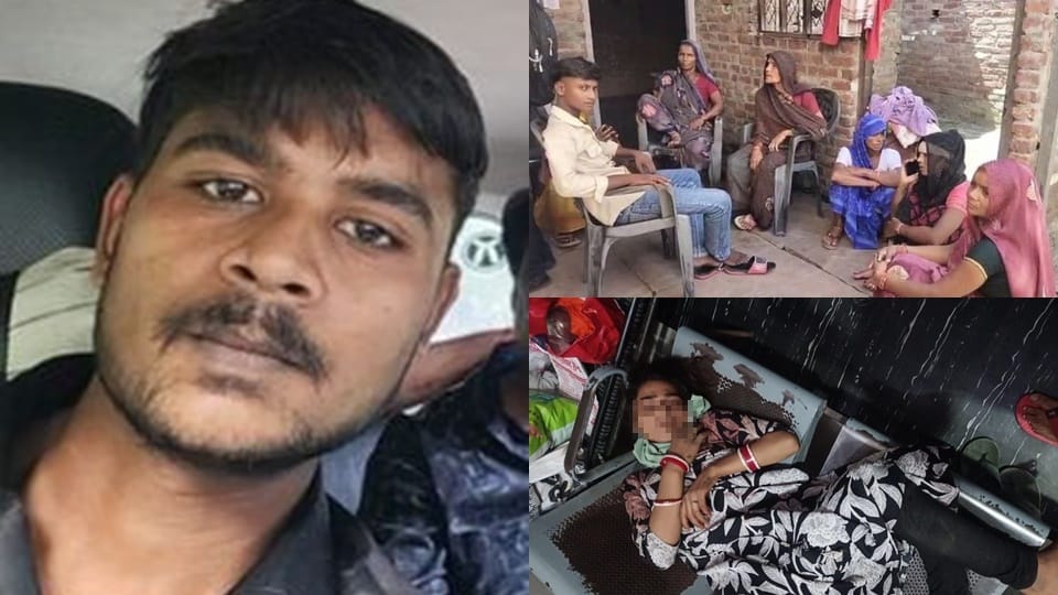 Sambhal: Wife's deadly attack, husband dies, both had a love marriage
