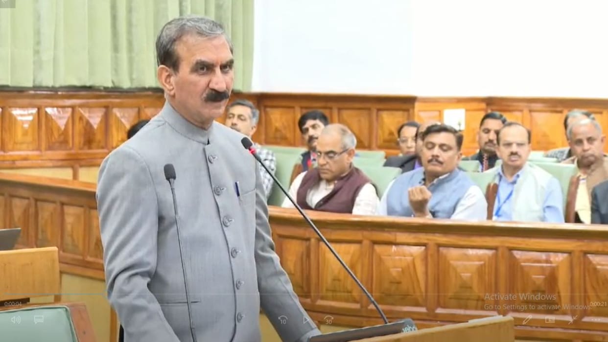 Himachal Assembly Monsoon Session CM Sukhu said urged to include Sanaura-Chhaila road in CRF