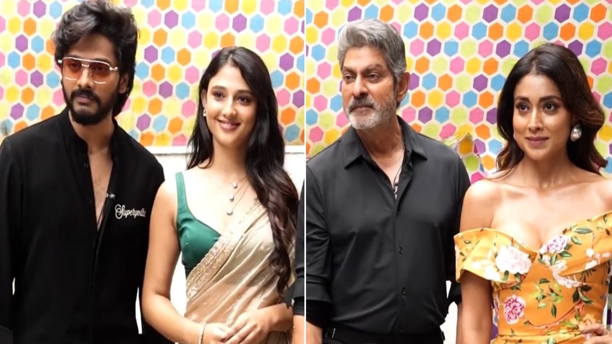 Teja Sajja Jagapathi Babu Shriya Saran Mirai Team promote their film on The Great Indian Kapil show