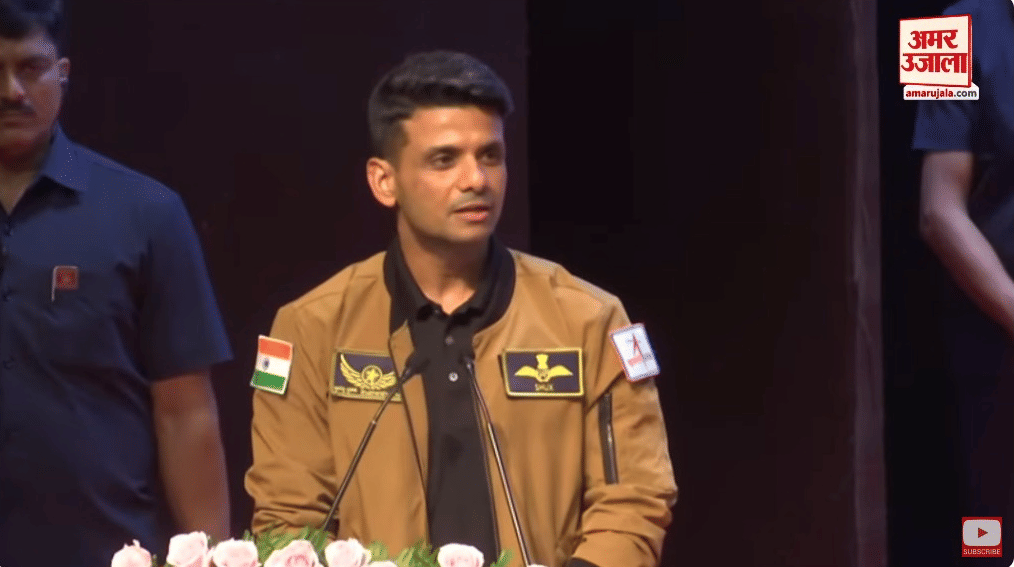 Shubhanshu Shukla Space Training Video Goes Viral Shows Vomit Comet Chair Experience