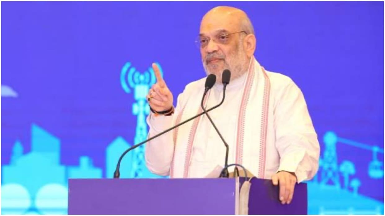 Amit Shah says program mumbai India economy shines globally Modi government brought banking poor