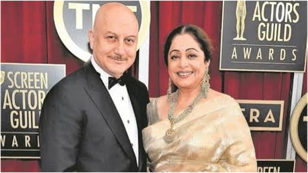 Anupam Kher celebrates Kirron Kher 73rd birthday share unseen picture
