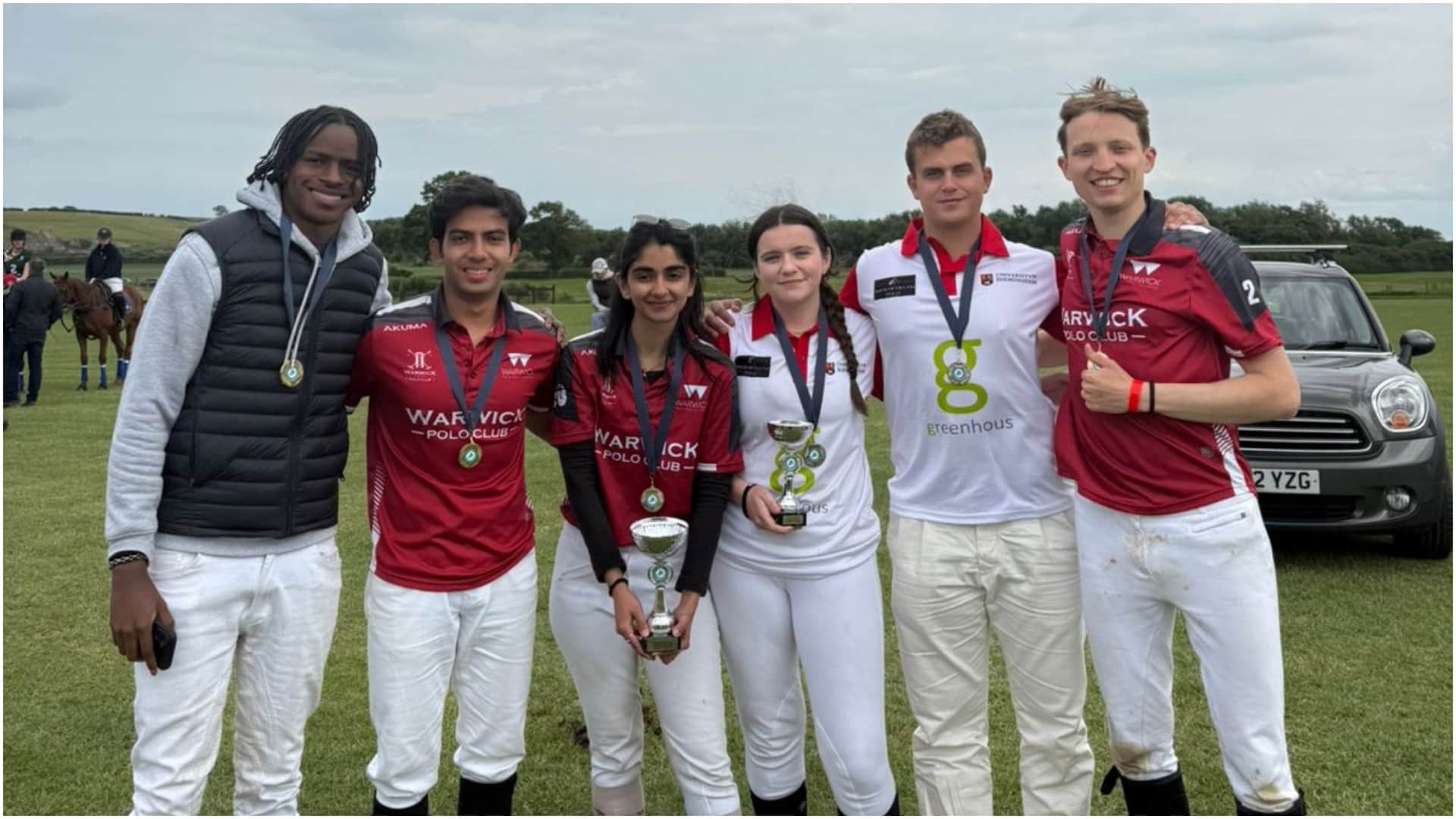 Anubhav Sachan Creates History: First Indian to Win UK University Polo Championship with Warwick Team
