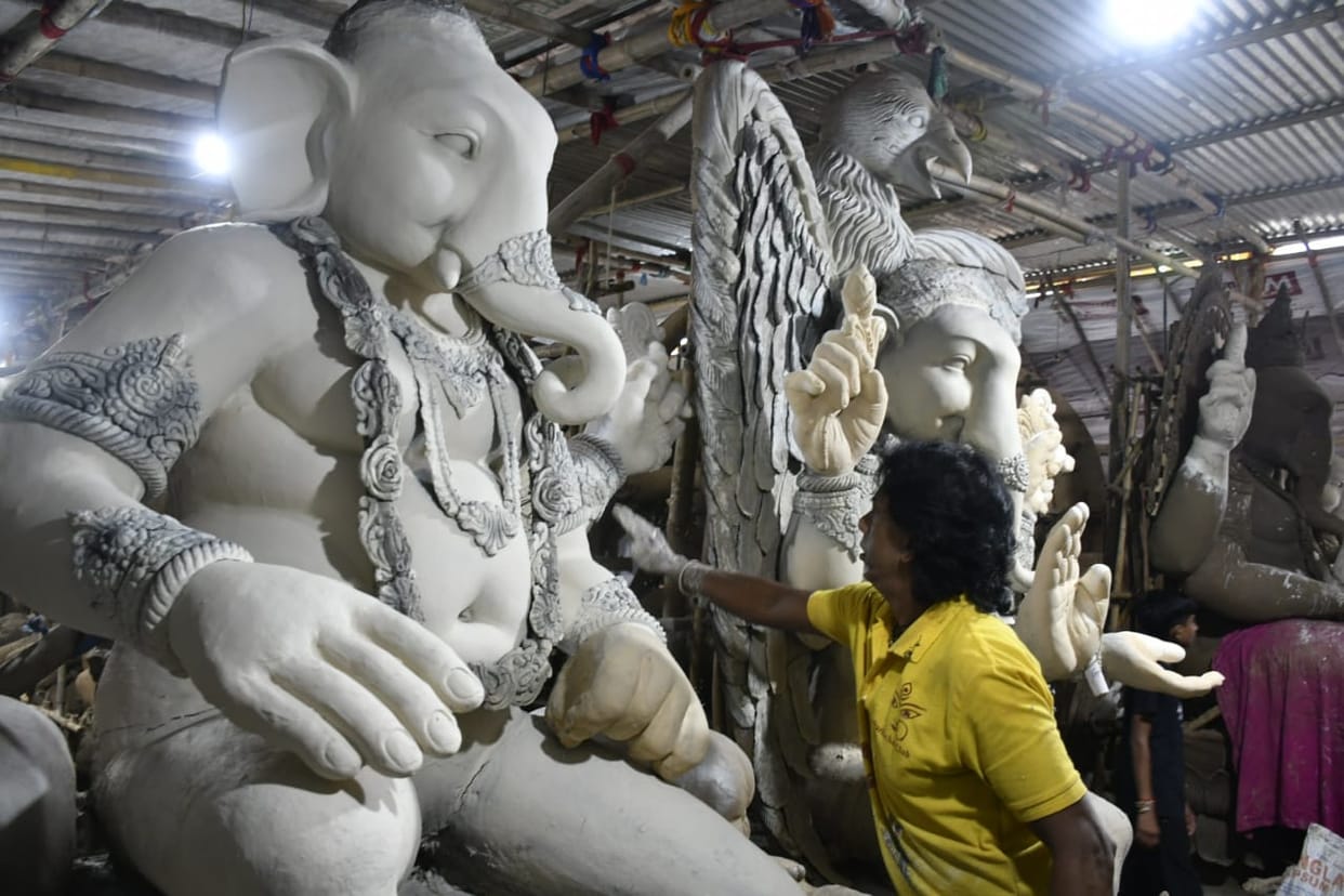 Bhopal: Preparations for Ganesh festival complete in Bhopal, it is mandatory to install CCTV cameras in big fl