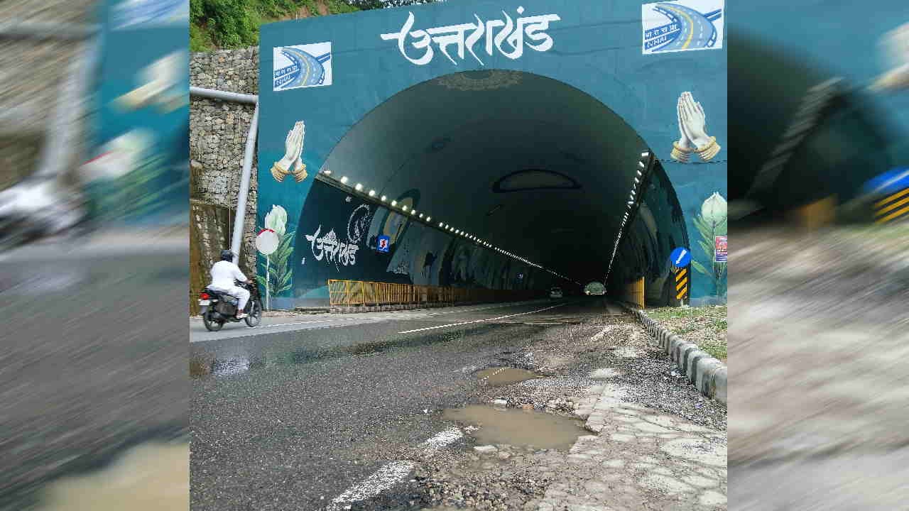 Doon-Delhi Expressway road on the expressway got damaged even before inauguration Impact of heavy rains