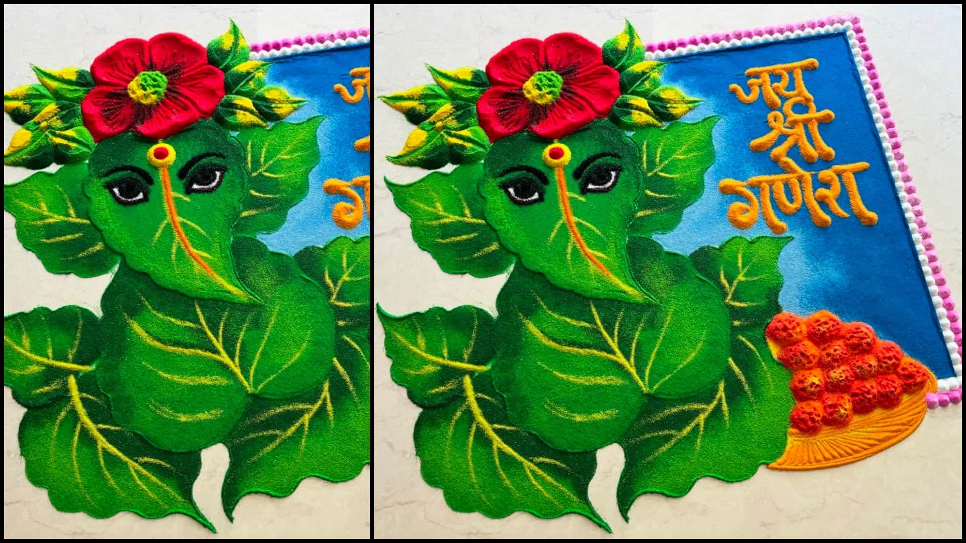 Ganesh Chaturthi 2025 Beautiful Rangoli Designs to Decorate Your Home and Entrance