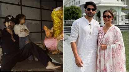 Ganesh Chaturthi Gurmeet Choudhary Bring Home Ganpati Bappa With Wife Debina Bonnerjee And Daughters