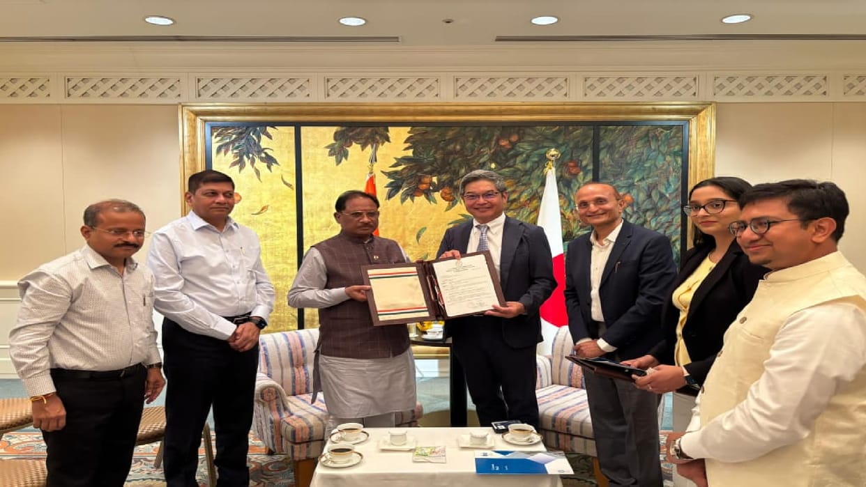 CM Vishnudev Sai invited Osaka's SAS Sanwa Company Limited to invest in Chhattisgarh