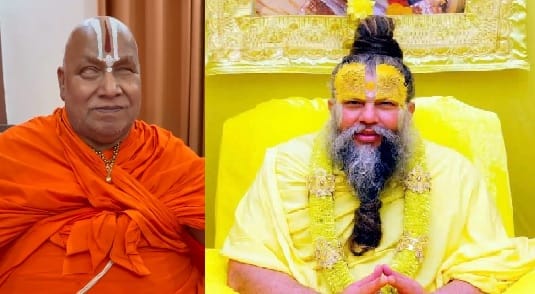 Chitrakoot Jagadguru Rambhadracharya said I did not make any indecent comment for Premanand he is like a son