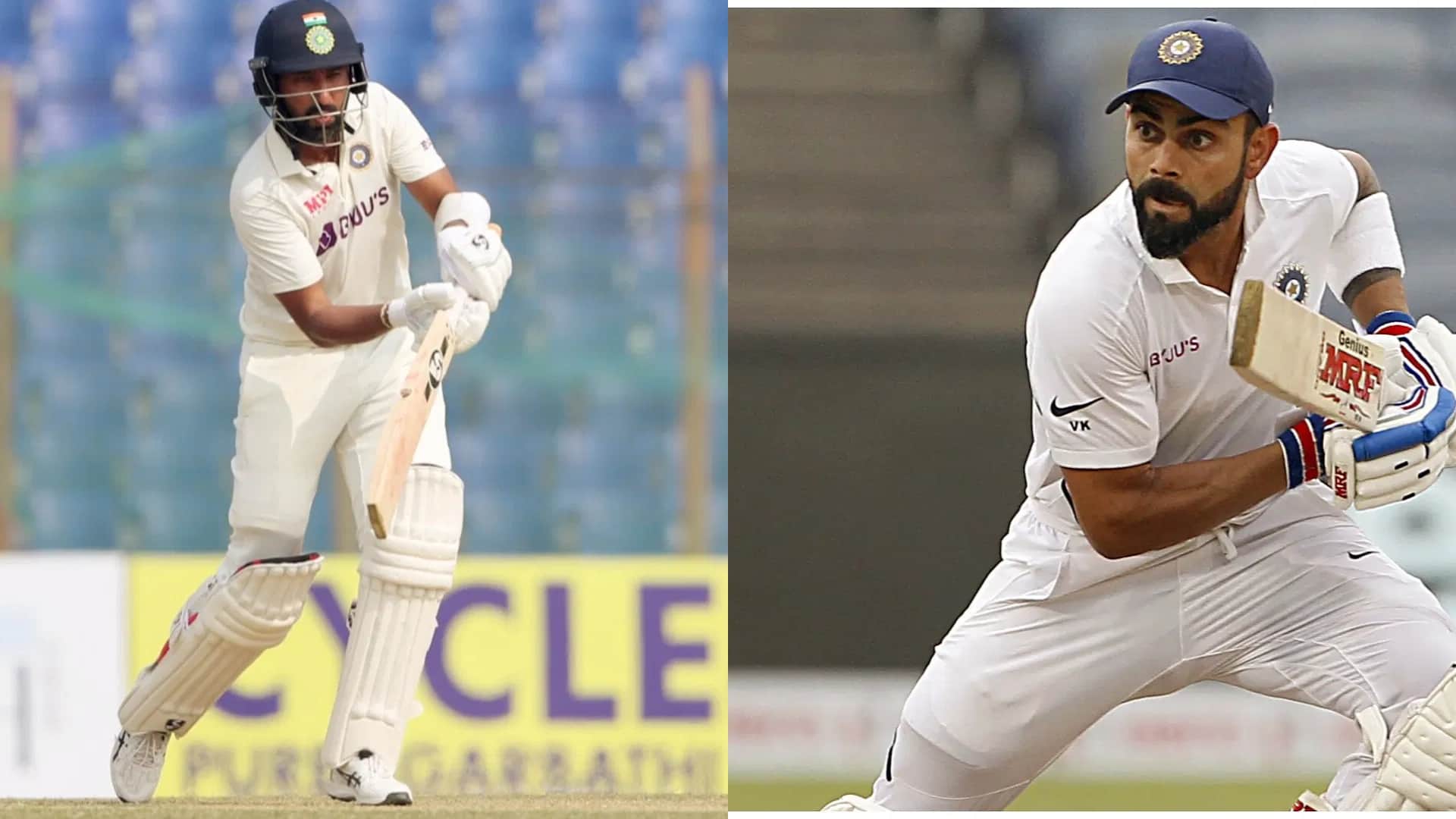 Virat Kohli penned an emotional message for Cheteshwar Pujara after he retired from Indian cricket