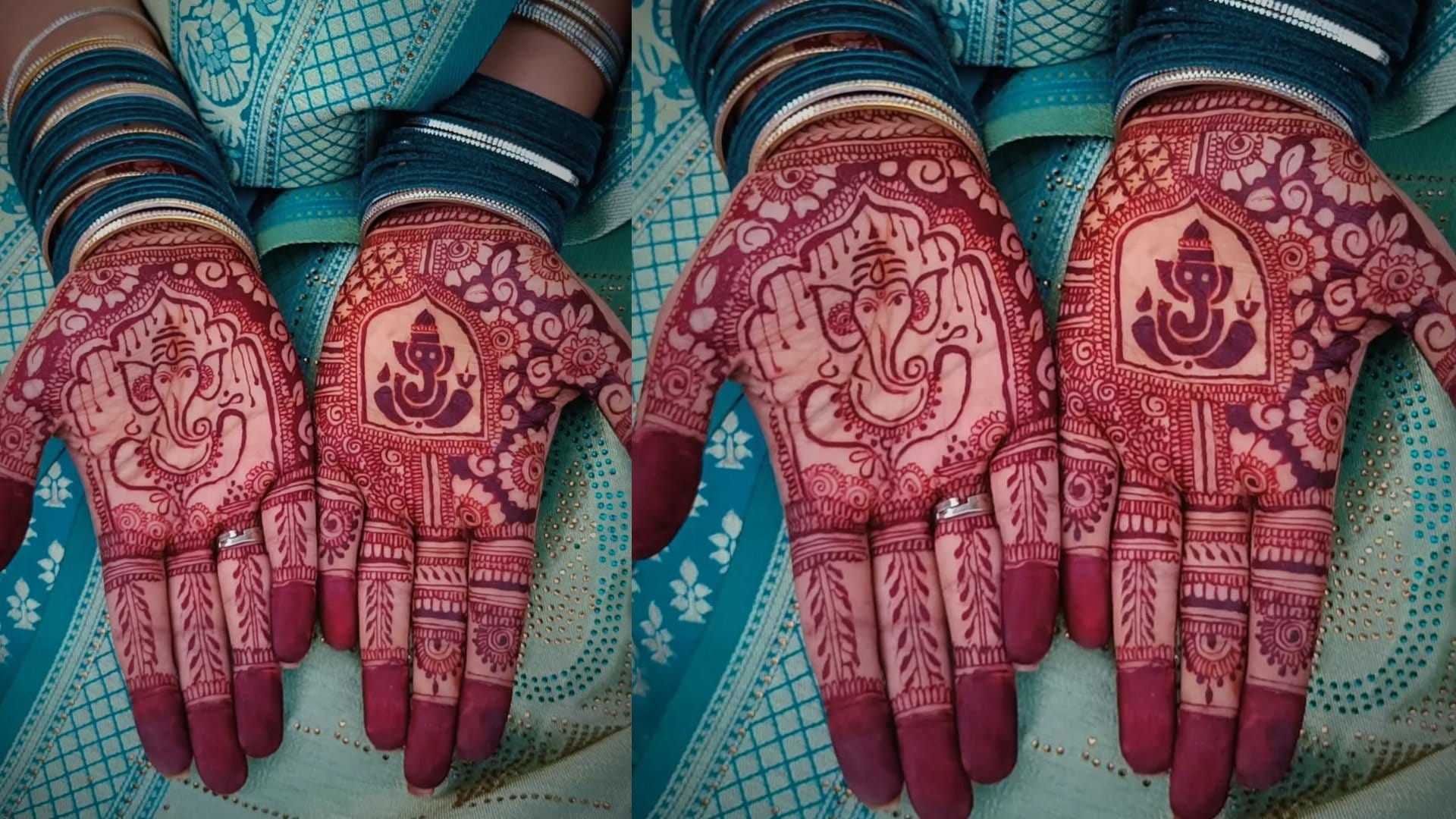 Ganesh Chaturthi Special Mehndi photos in HD Ganesh Chaturthi mehndi design