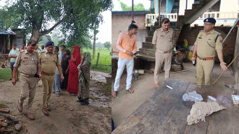 son killed his father midnight In Pratapgarh up news in hindi
