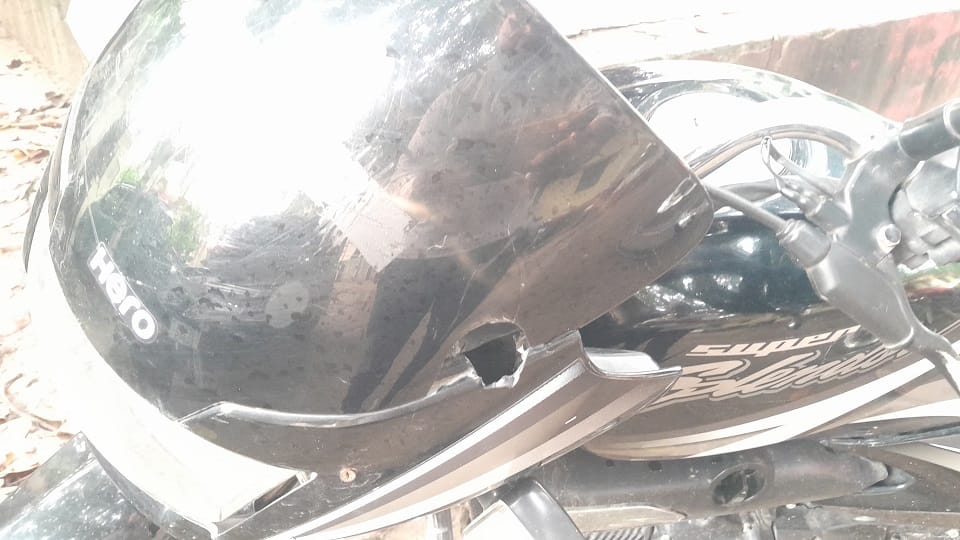 A young man fired at a patrolling police inspector