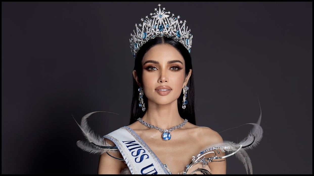 Miss Universe Thailand 2025 Winner Veena Praveenar Singh First Thai Indian Beauty Queen Biogrpahy in hindi