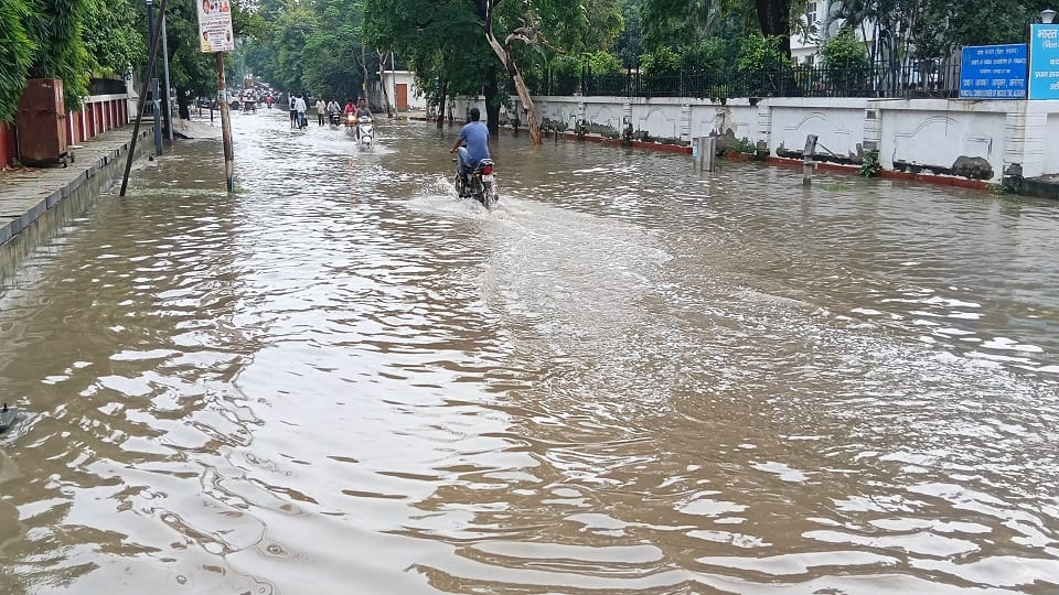 Problems due to rain water in Aligarh Smart City