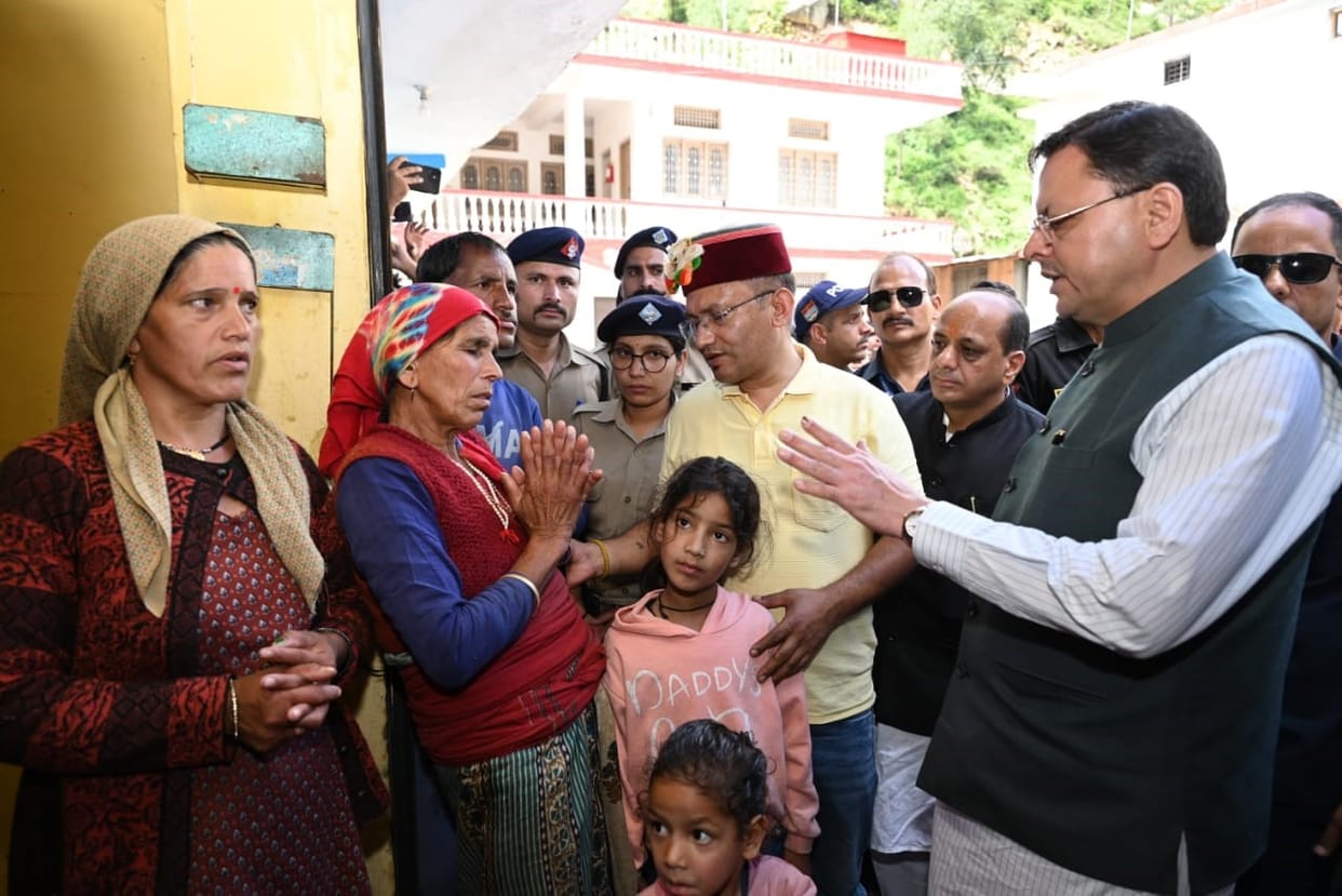 CM Dhami Orders immediately assess the damage caused by Uttarkashi disaster in Syanachatti and submit a report