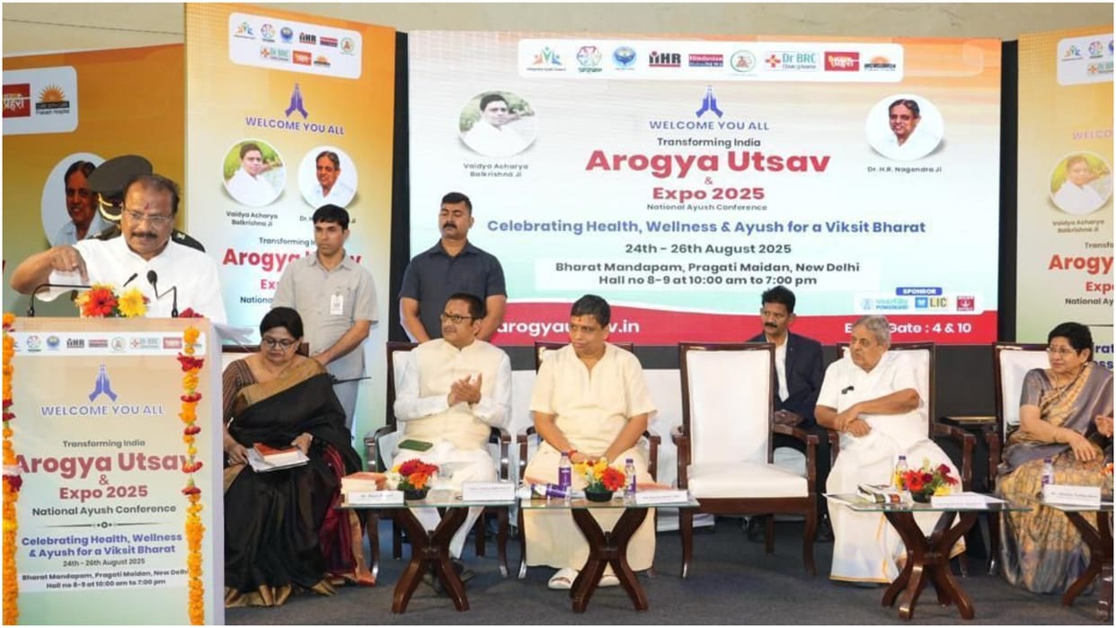 Health experts from India and abroad gathered at Arogya Utsav, emphasis was laid on promoting Ayush medicine