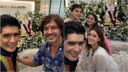 Ganesh Chaturthi 2025: Aditi Rao to ananya pandey Vijay Varma celebs arrive at Manish Malhotra house for puja