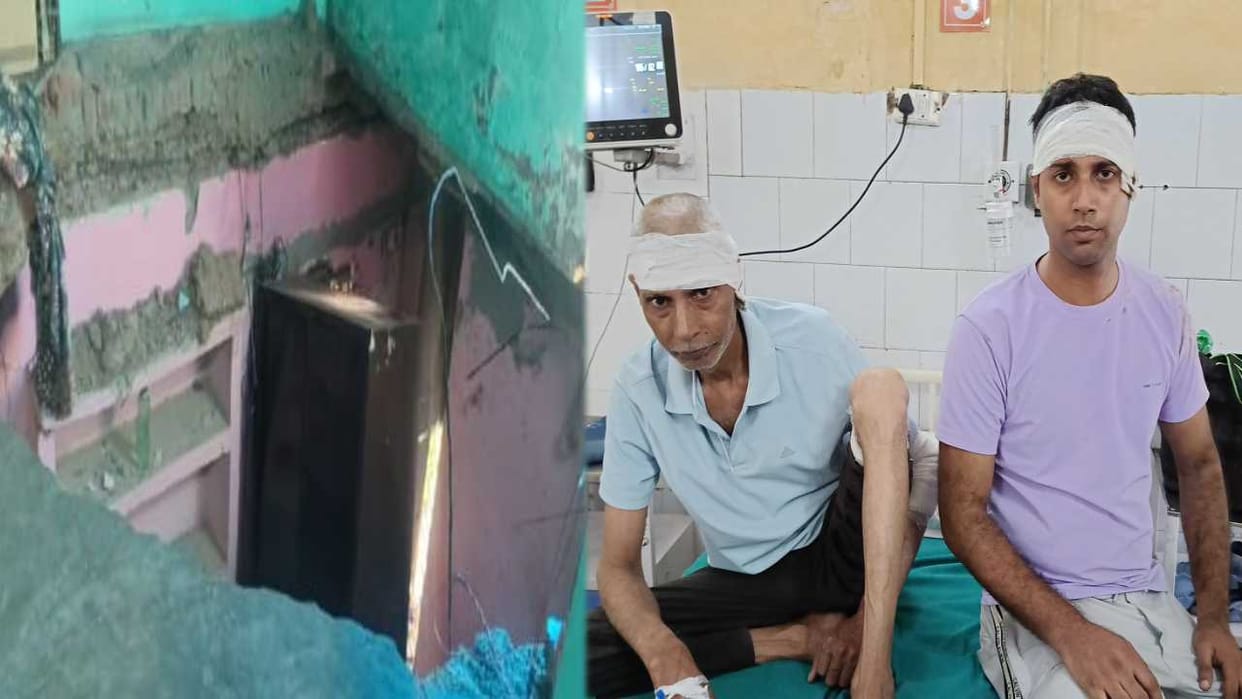 Roof of GDA flat collapsed in Sahibabad and five injured