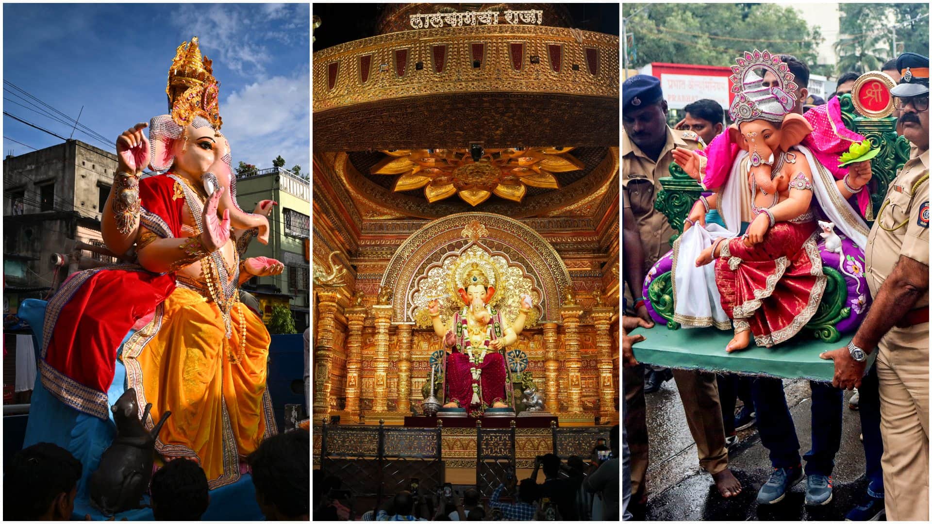 'Ganpati Bappa Morya' resonates everywhere in india, PM Modi wishes people for Ganesh Chaturthi; See Photos