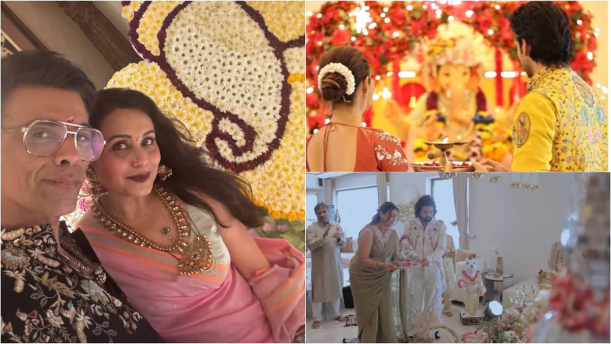 Happy Ganesh Chaturthi 2025: Himesh Reshammiya to Debinna Gurmeet Choudhary Celebs Performing Ganpati Aarti