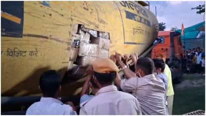 Illegal Liquor Smuggling in Cement Tanker Busted in Sikar
