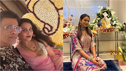 Happy Ganesh Chaturthi 2025: Himesh Reshammiya to Debinna Gurmeet Choudhary Celebs Performing Ganpati Aarti