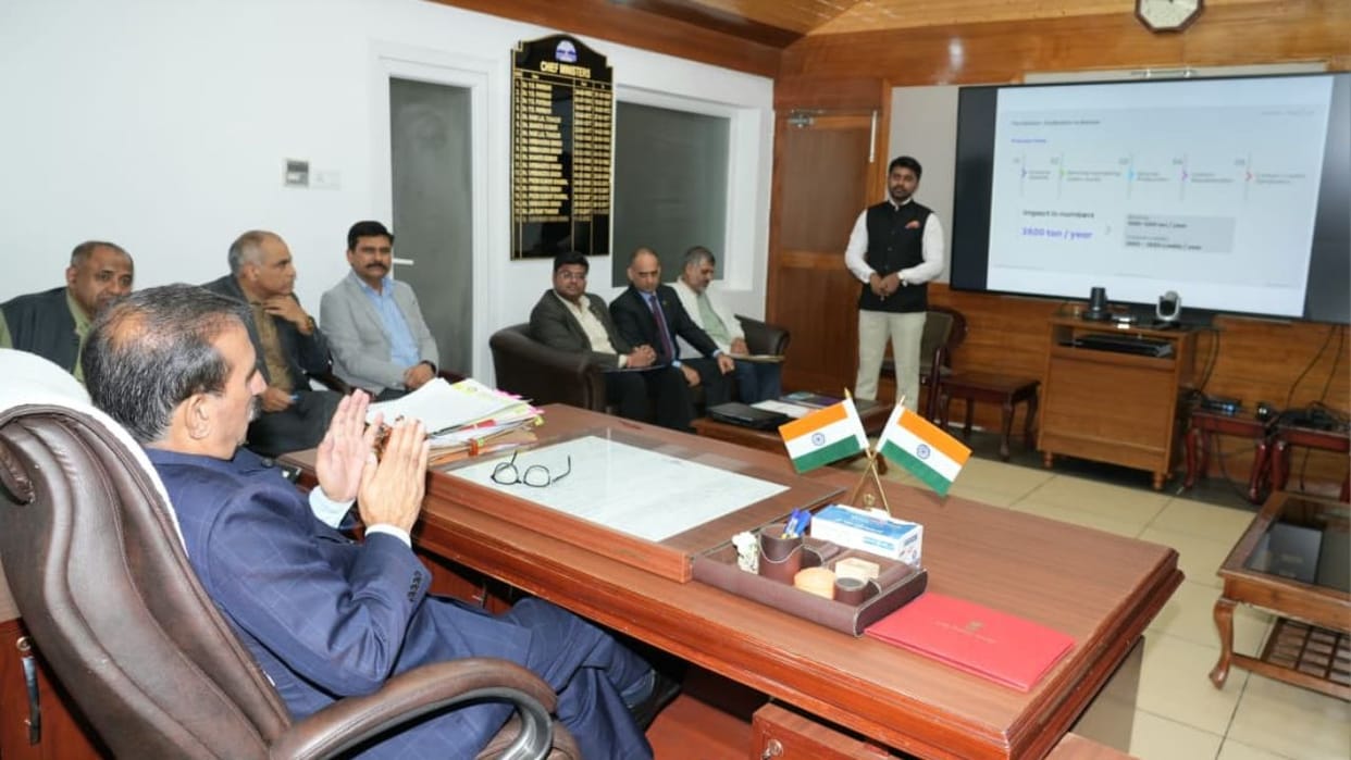 Himachal CM Sukhu said Biochar plant will be set up in Neri within six months