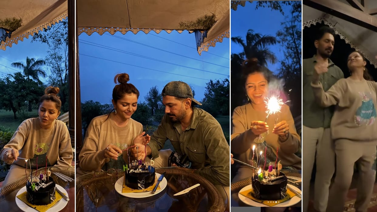 Rubina Dilaik celebrated her birthday with hubby Abhinav Shukla she said A heart filled with gratitude