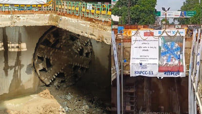 Kanpur: Construction work of down-line metro tunnel from Rawatpur to Kakadev completed