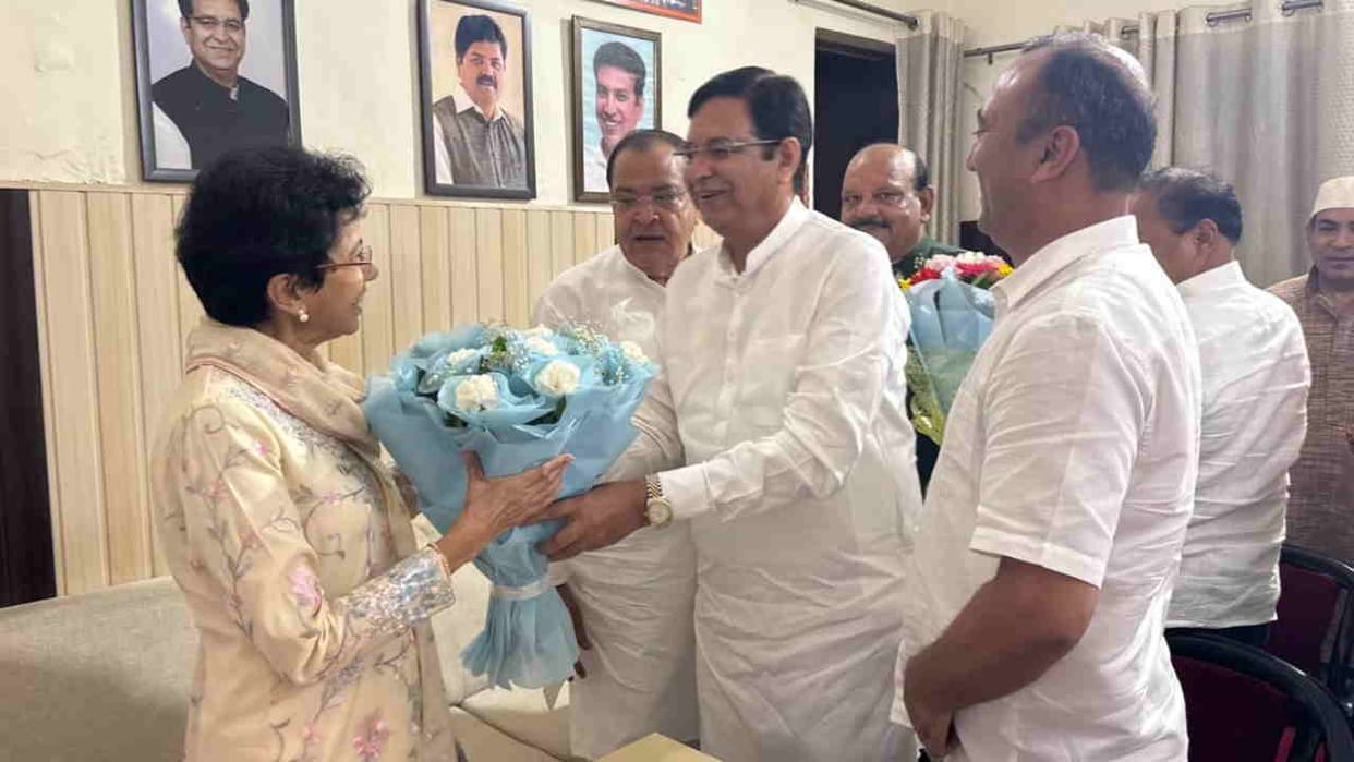 After one and a half year Uttarakhand Congress in-charge Selja Kumari is in Dehradun today