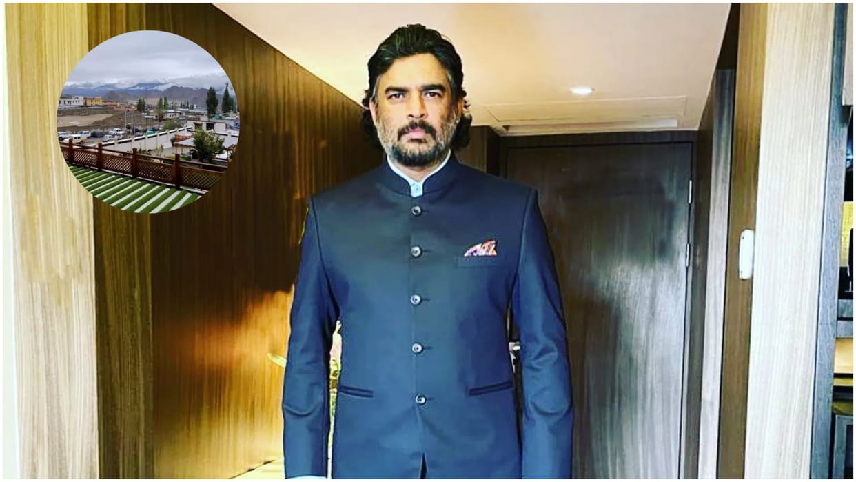 R madhavan stucks in leh heavy rain from four days and he remembers 3 idiots movie shooting days