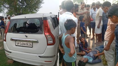 Stone pelting on tehsil team which reached to demolish illegal encroachment in budaun