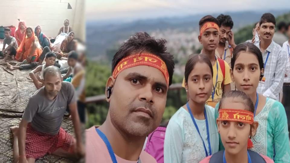 group of devotees got stuck in Jammu who went to visit Maa Vaishno Devi from Barabanki