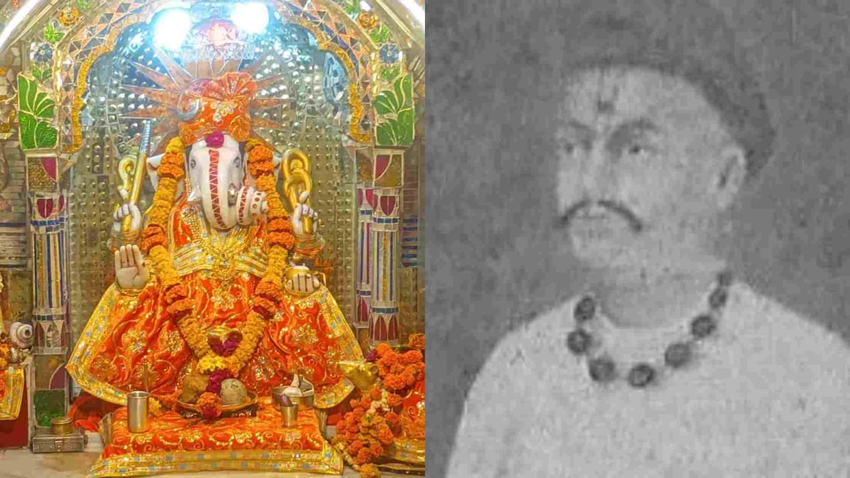 Indore News: 200 years ago Tatya Jog built the small Ganesh temple of Malharganj