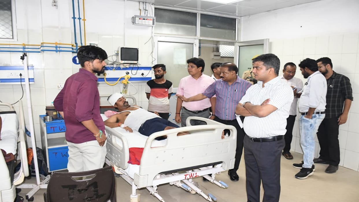 During the surprise inspection of DM, garbage was found in the complaint box of SRN Hospital, three letters