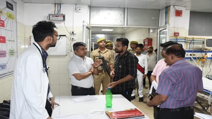 During the surprise inspection of DM, garbage was found in the complaint box of SRN Hospital, three letters