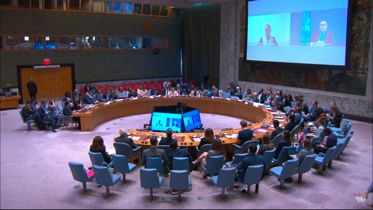 Gaza famine man-made crisis UNSC members except US say Israel wrong call for unconditional permanent ceasefire