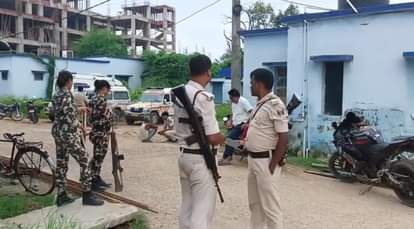 घटना पर पहुंची पुलिस