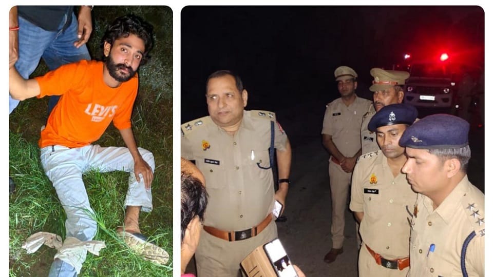 Shamli: Firing between police and miscreants on Kairana Road, two miscreants caught, history sheeter shot