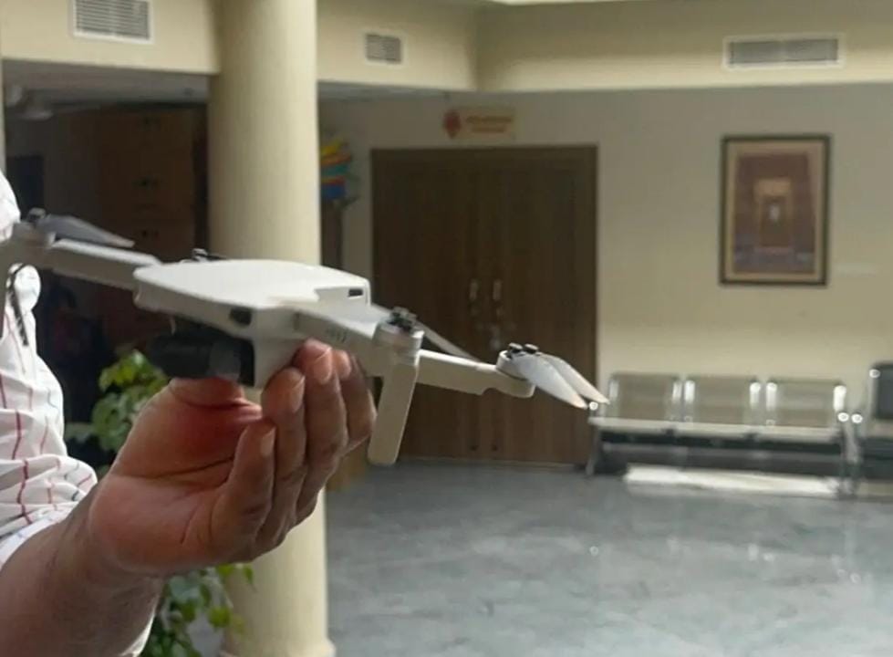 A drone fell on office premises of Mahabodhi Temple in Bodh Gaya UNESCO  Gayaji News