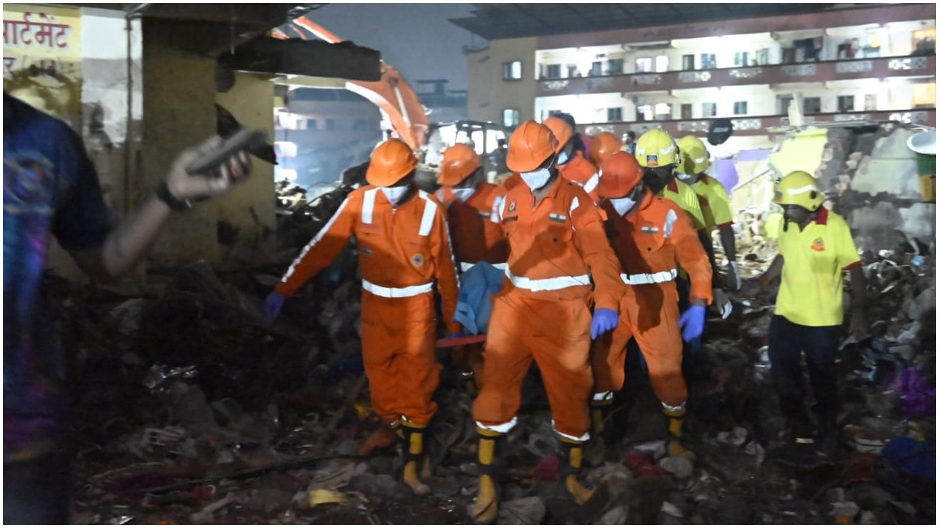 Maharashtra: 15 people died rear portion of four-storey Ramabai Apartments building located Vasai NDRF