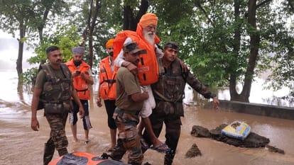 Flood in Punjab heavy rain alert cm bhagwant mann