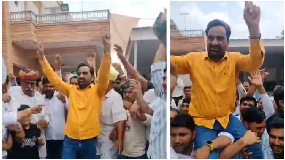 Rajasthan SI Recruitment Exam Cancelled, Hanuman Beniwal and Youth Celebrate Victory