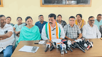 बीजापुर विधायक विक्रम मंडावी ने की पीसी