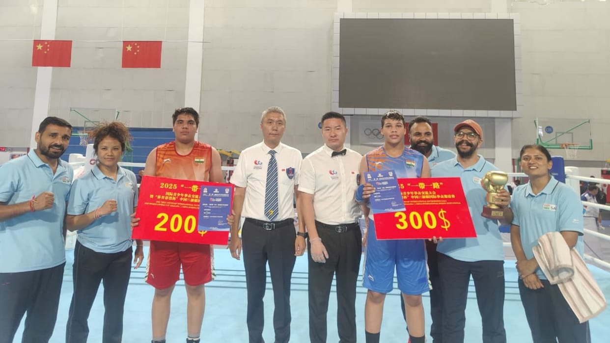 Indian boxers claimed 26 medals including 7 golds at the third Belt and Road International Youth Boxing Gala