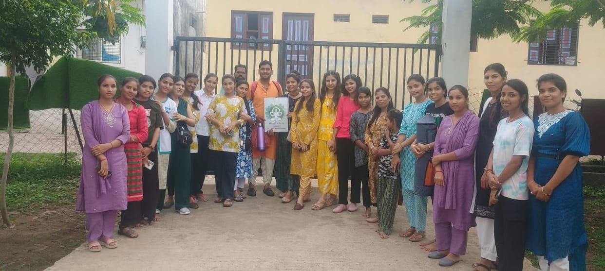 indore news yoga camp in shajapur women learn health benefits of yoga