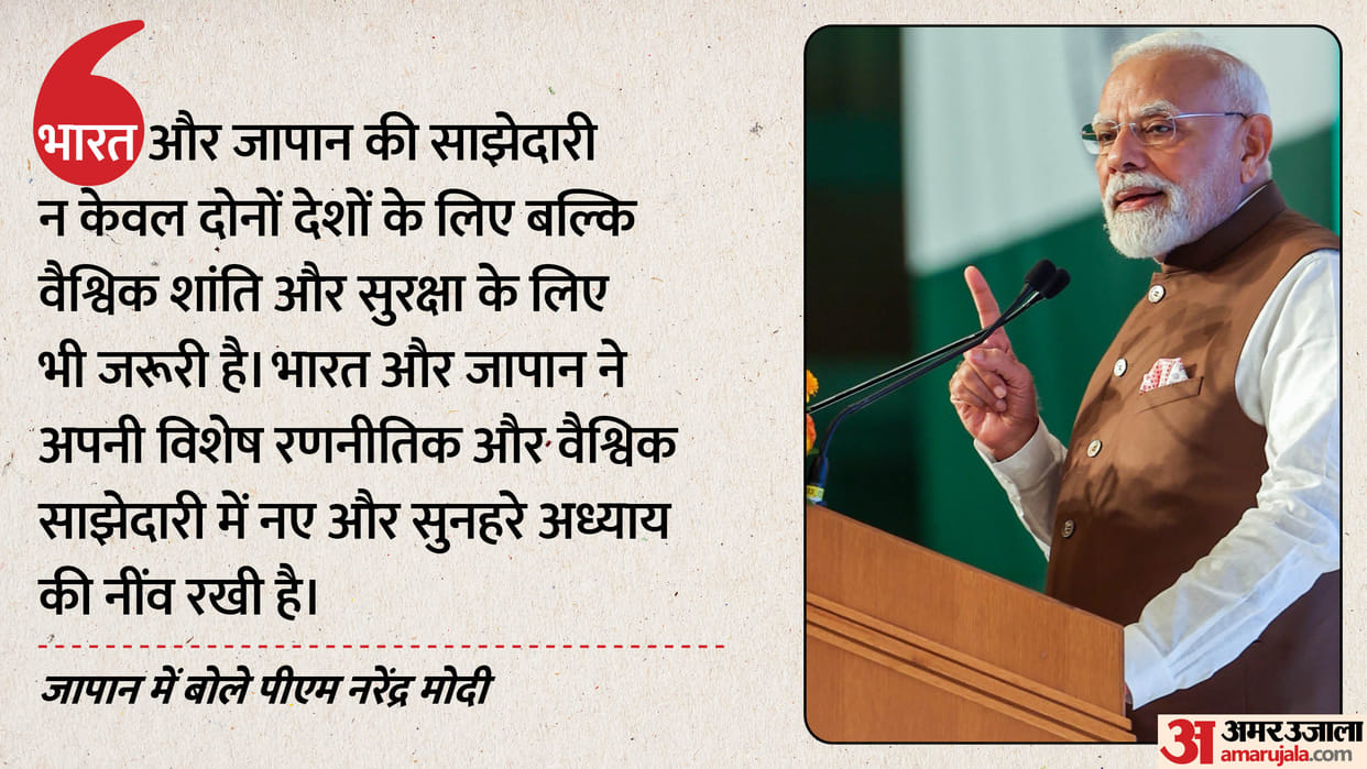 Important agreements signed between India and Japan, PM Modi said - Our partnership is based on mutual trust