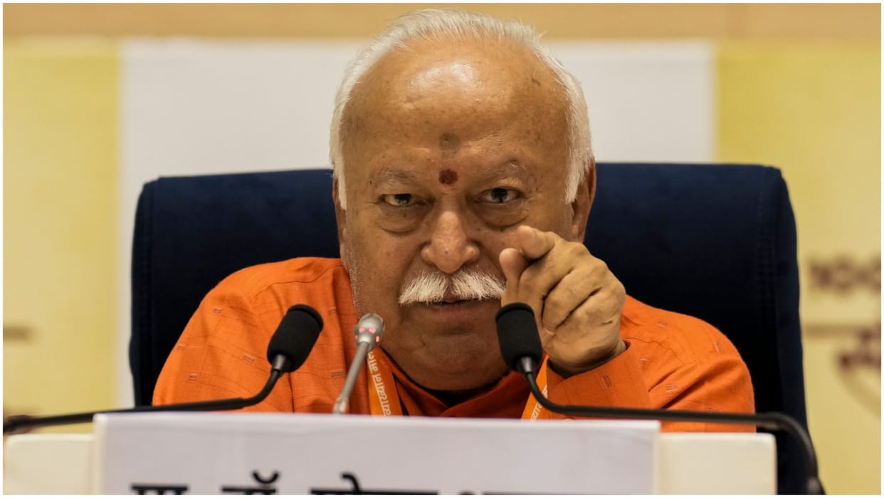 Hindus are 'responsible' for Bharat: RSS chief Mohan Bhagwat